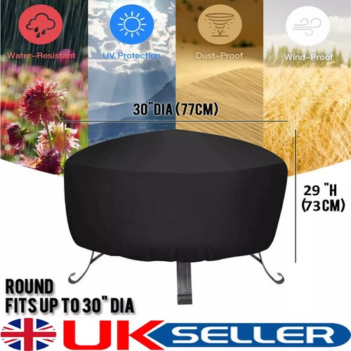 Waterproof fire pit cover - fire,