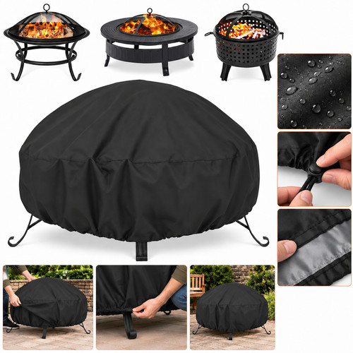 Round fire pit - fire,