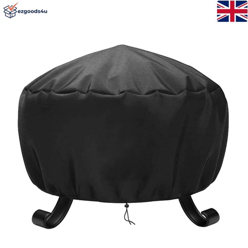 Stylish black fire - pit, cover