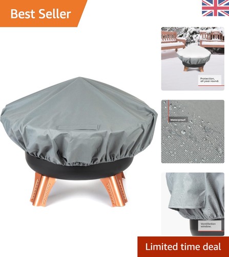 Round fire pit - fire, cover